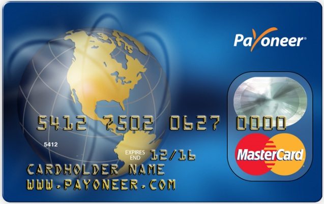 Payoneer Pre-paid MasterCard® Card