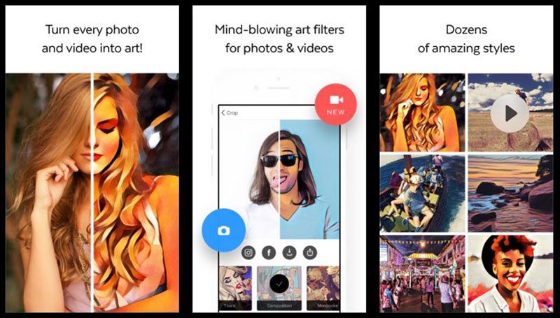 how to use prisma photo editing apps for iphone and android
