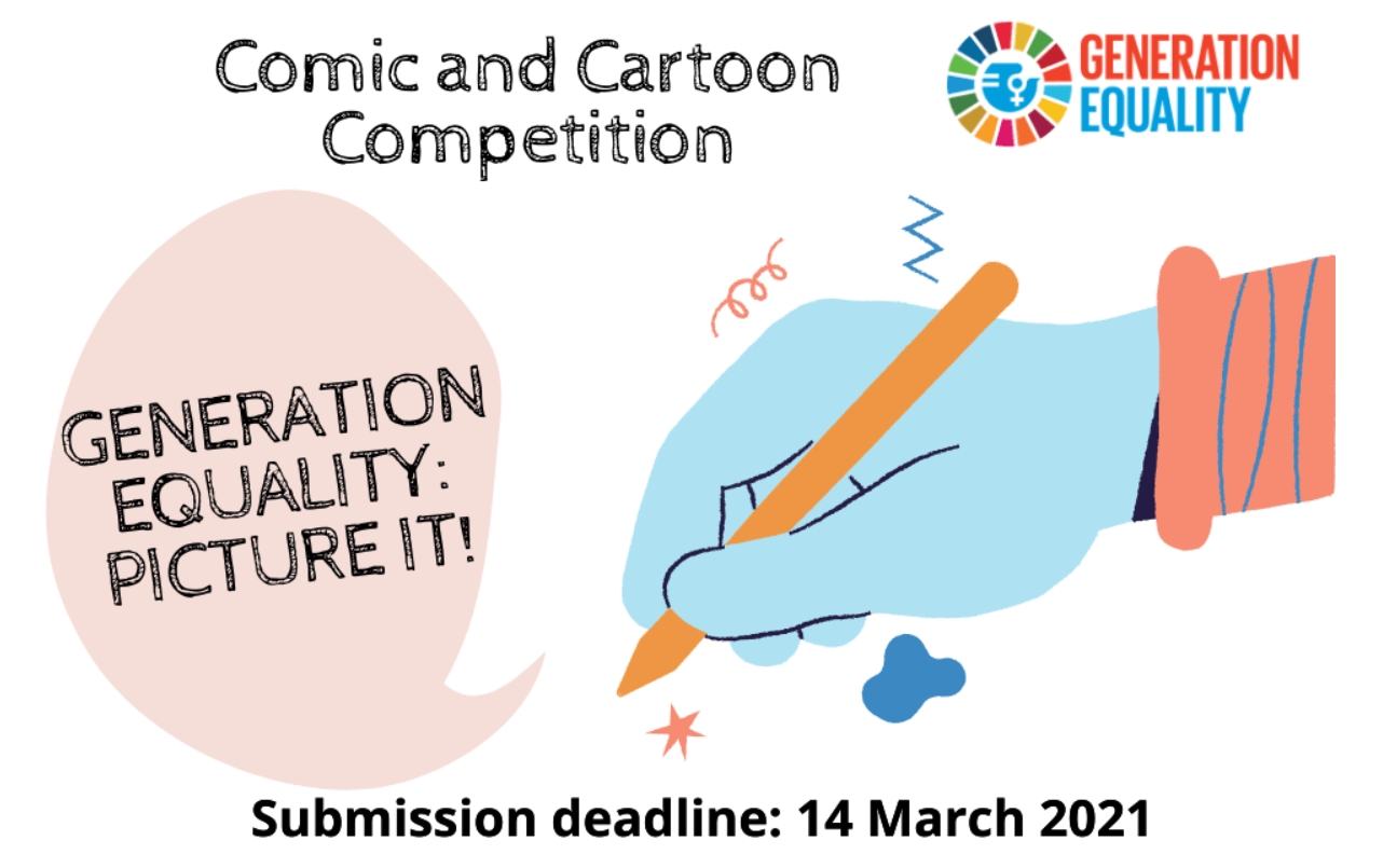 Comic and cartoon competition – GENERATION EQUALITY