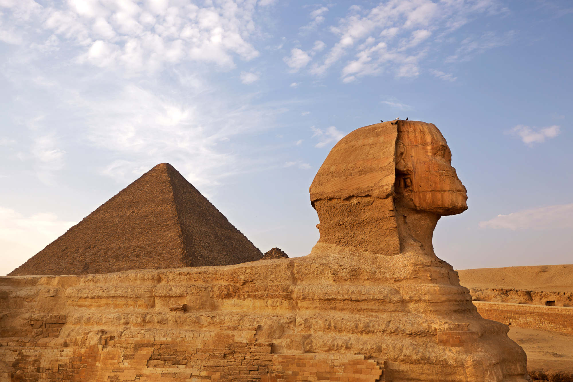 Фото Сфінкс і піраміди Єгипет Мегалофобія