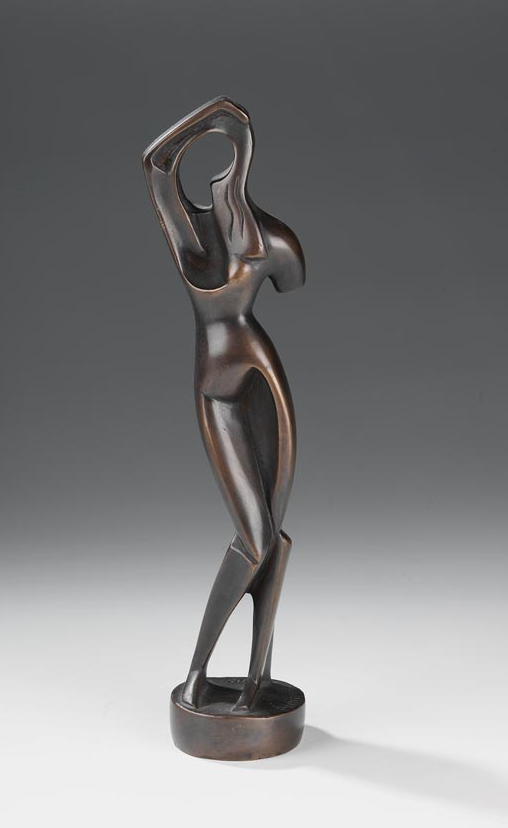 Скульптура Олександра Архипенка "Жінка, яка розчісує волосся"