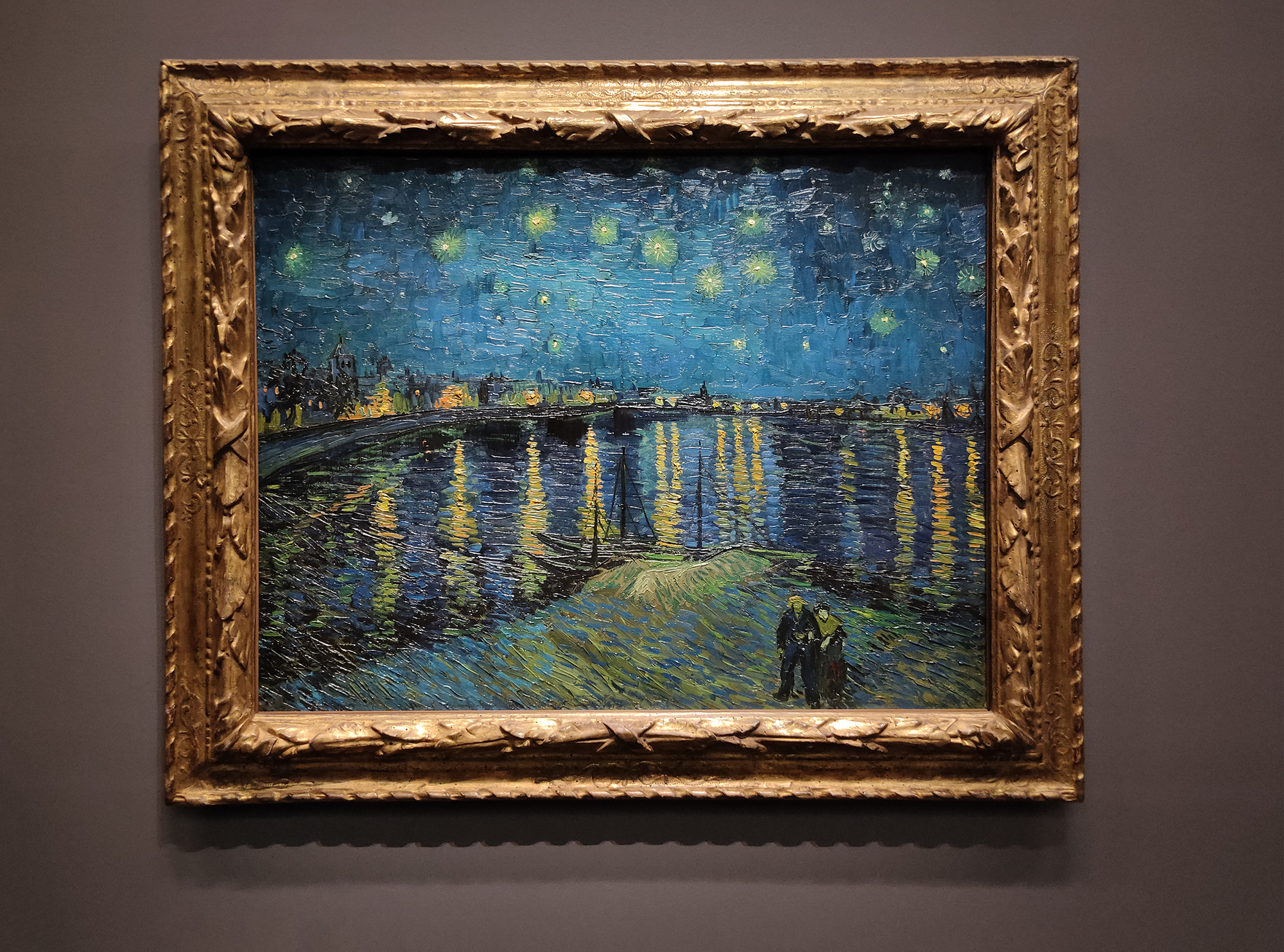 Фото "Зоряна ніч" Ван Гога Музей Орсе Париж Франція