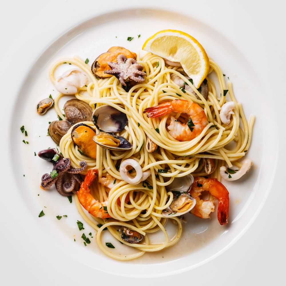 Seafood pasta 