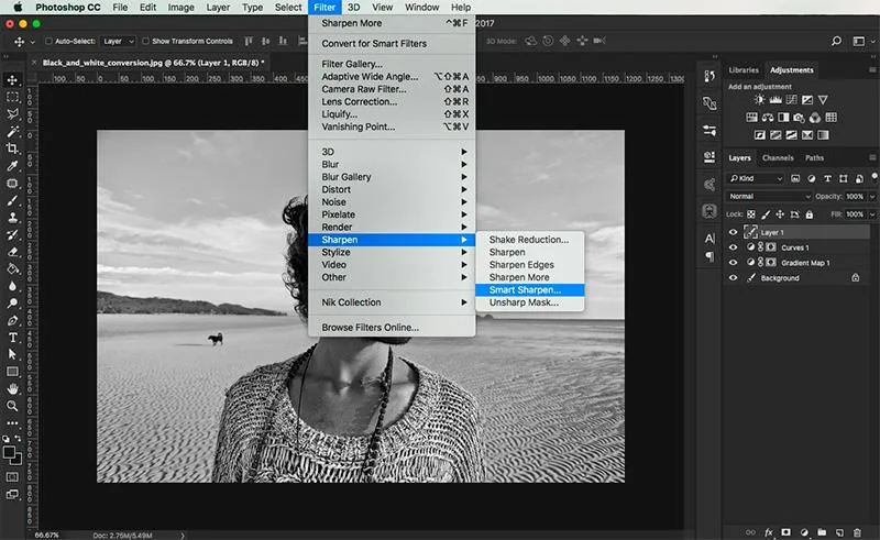 Мастер-класс по Photoshop: Как сделать фотографию черно-белой
