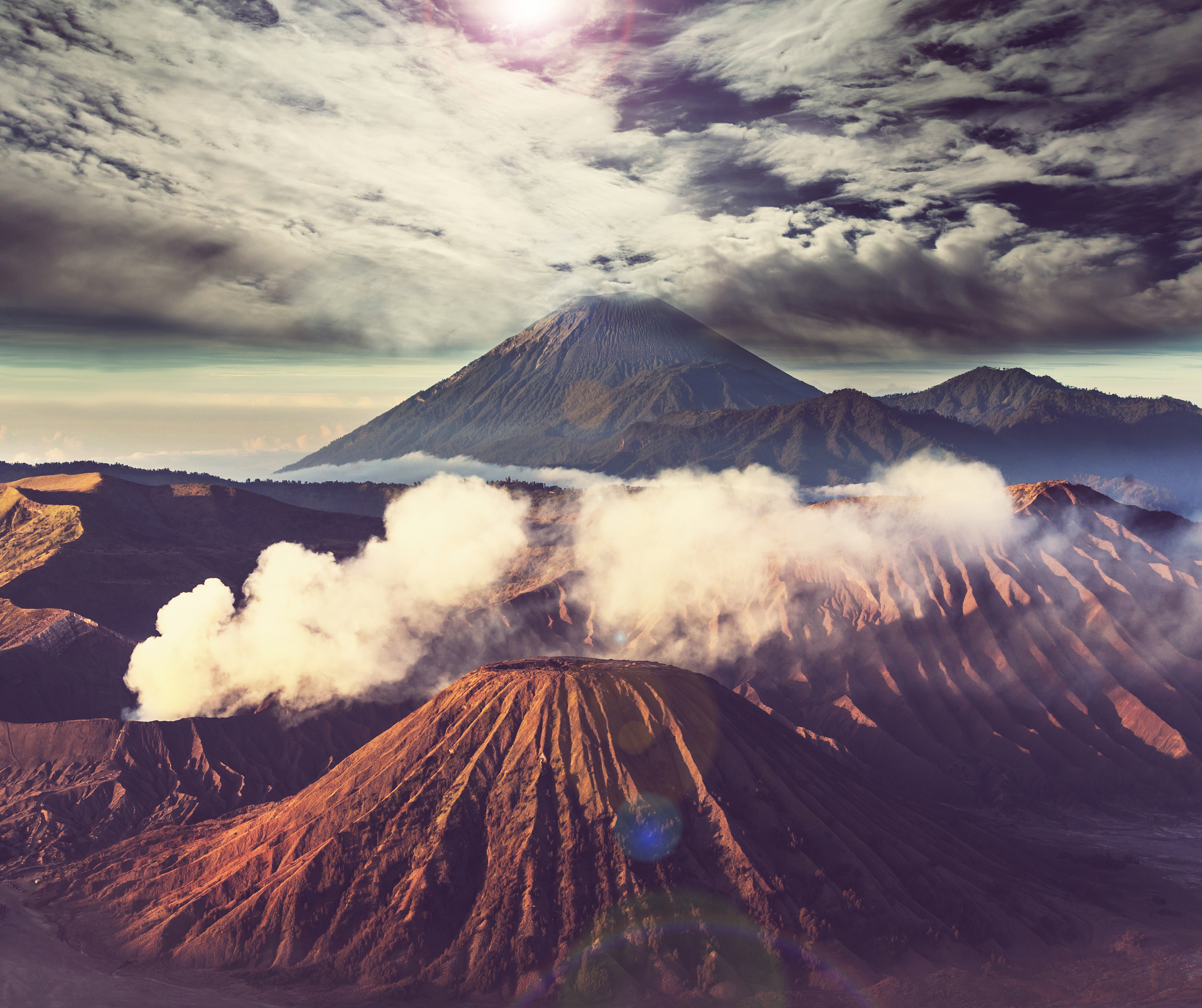 nature pictures for wallpaper - Bromo Volcano at Java, Indonesia 