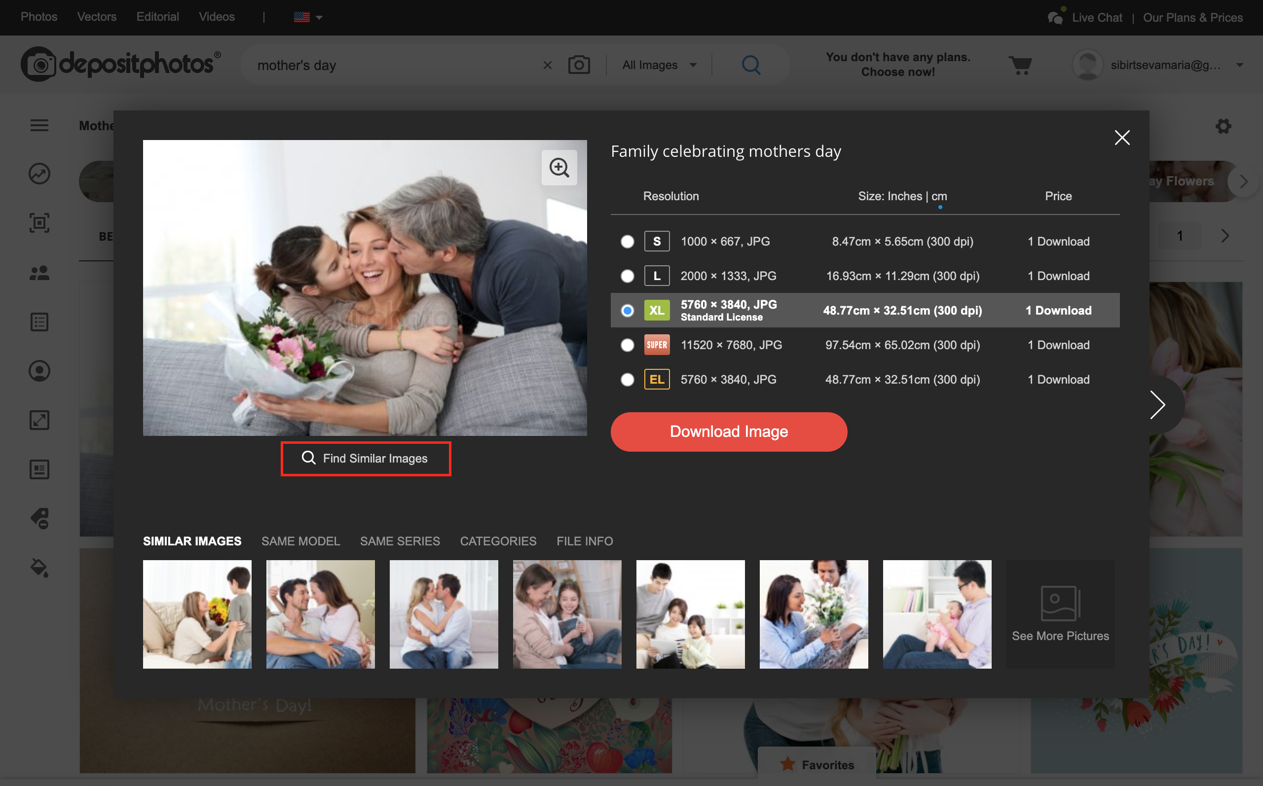 Advanced guide to Depositphotos search