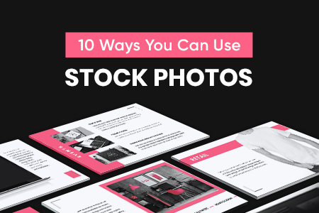 different ways to use stock photos