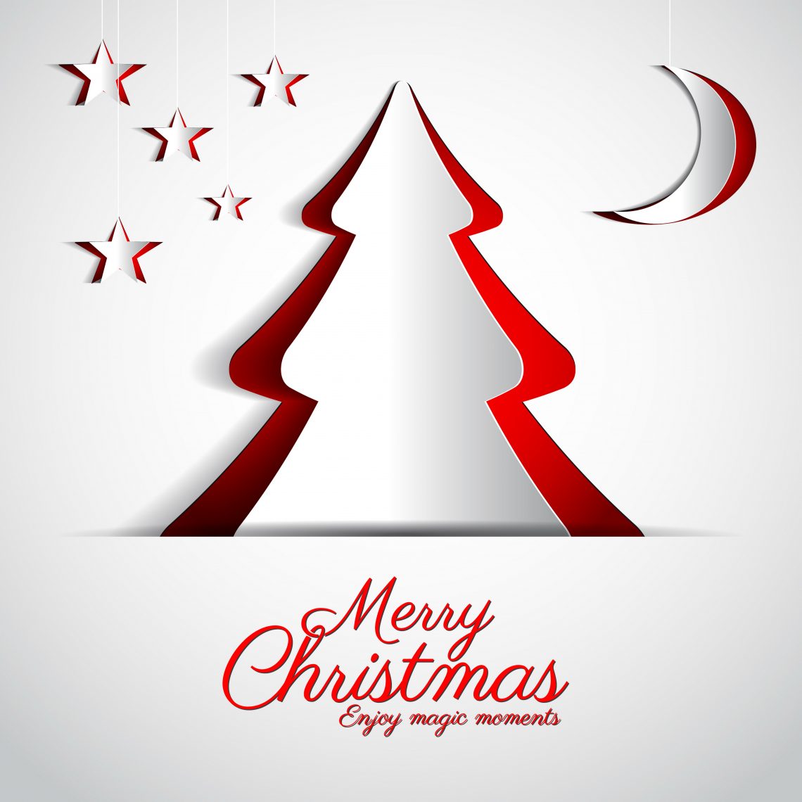 merry christmas greeting template