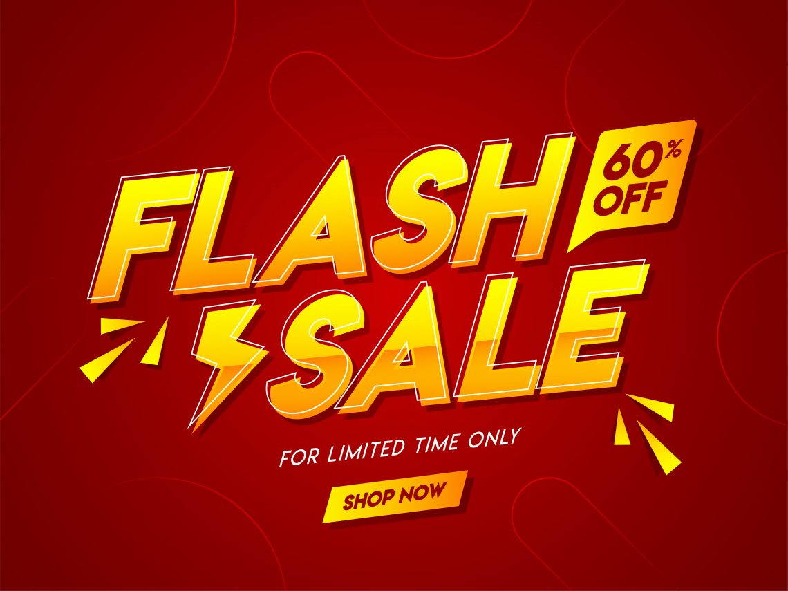 flash sale banner for social media