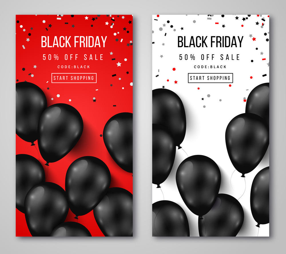 Black Friday Sale Vertical Banners