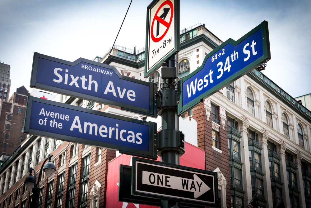 NYC Street Signs Intersection