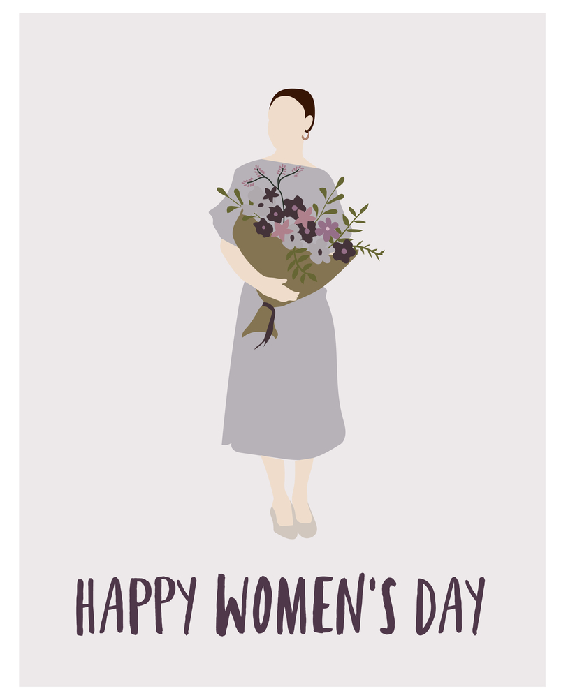 women's day greeting card