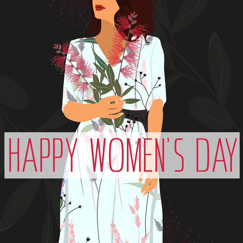 greeting card for women's day