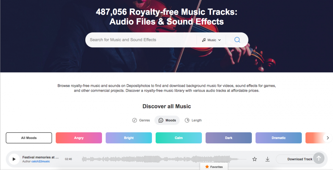 Guide to the  Audio Library & Royalty Free Music for Videos