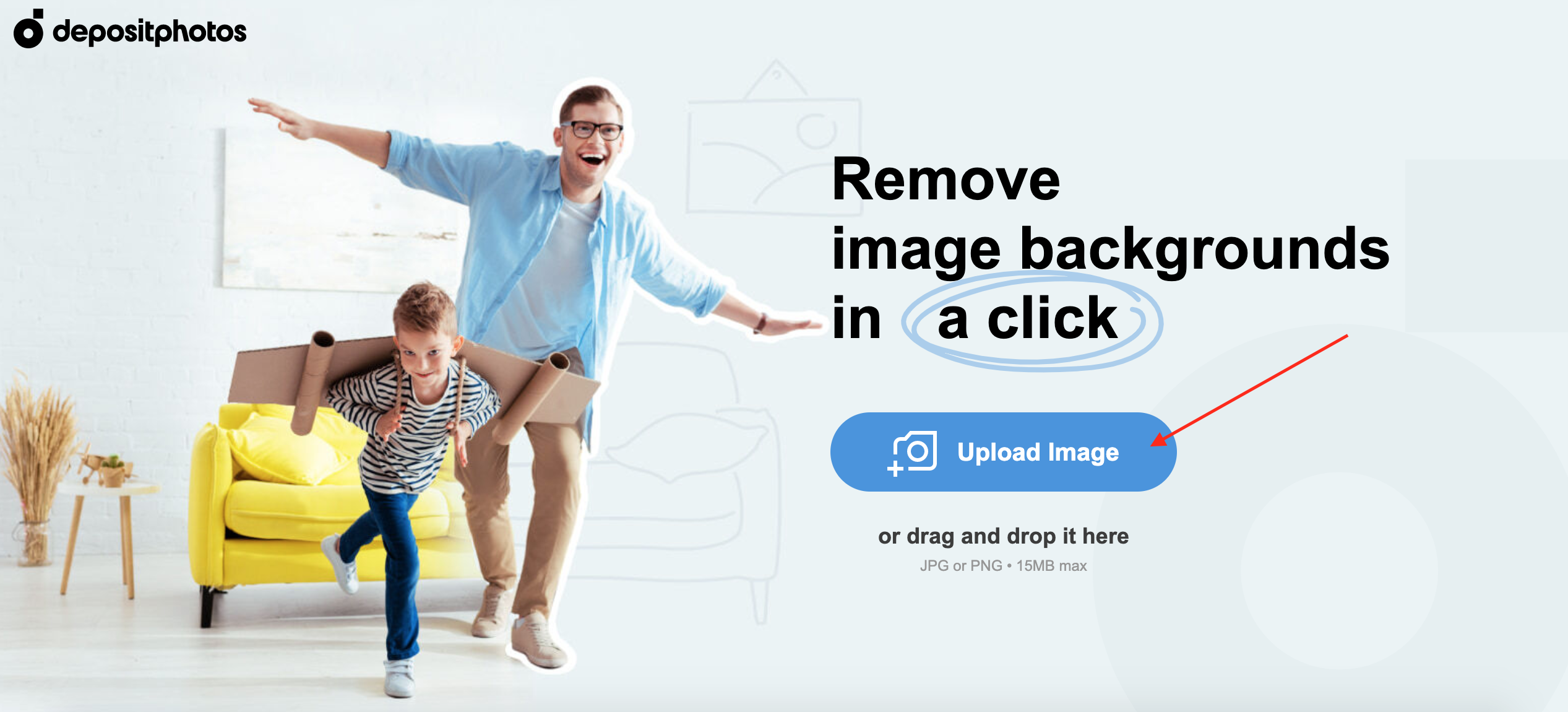 Depositphotos Background Removal Tool