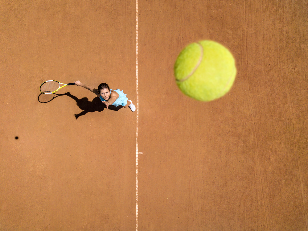 stock photo sport Tennis ball player