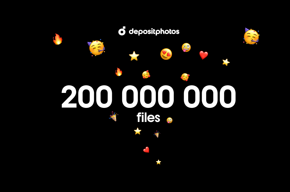 200 milhões de arquivos no Depositphotos