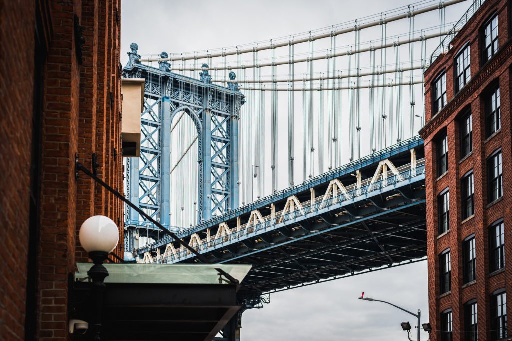 fine art photograph of Manhattan bridge in New York