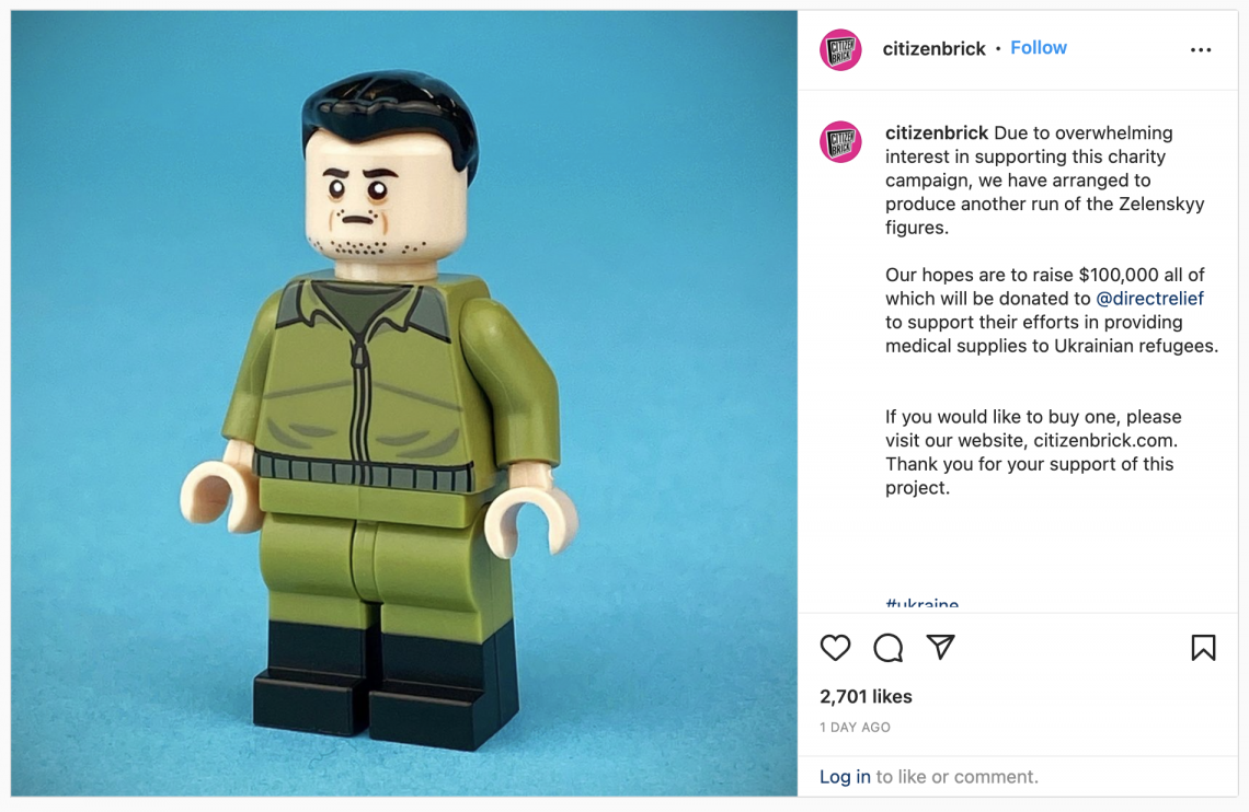 LEGO How to Communicate Your Brand’s Stance: 20+ Cases Concerning the War in Ukraine