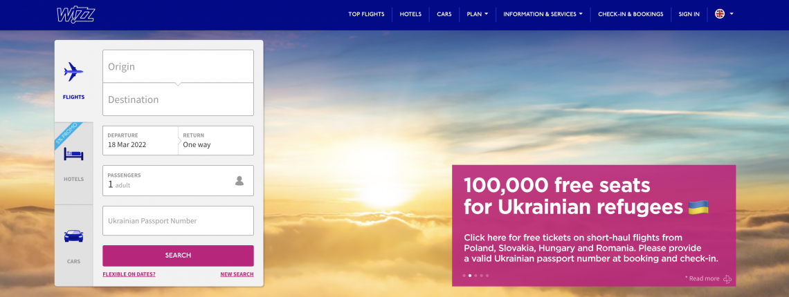 WizzAir How to Communicate Your Brand’s Stance: 20+ Cases Concerning the War in Ukraine