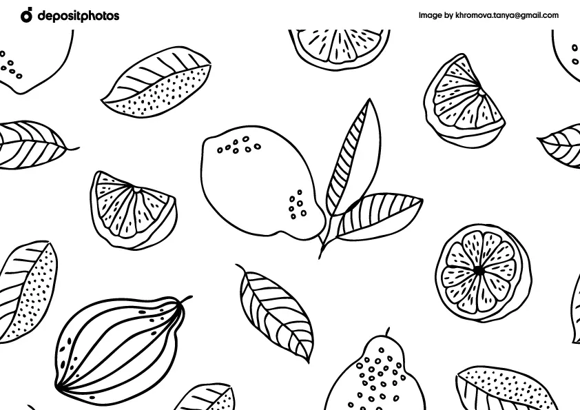 30 Desenhos de Vegetais para Colorir e Imprimir - Online Cursos Gratuitos