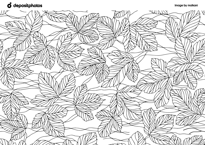 leaves free Summer Coloring Pages 