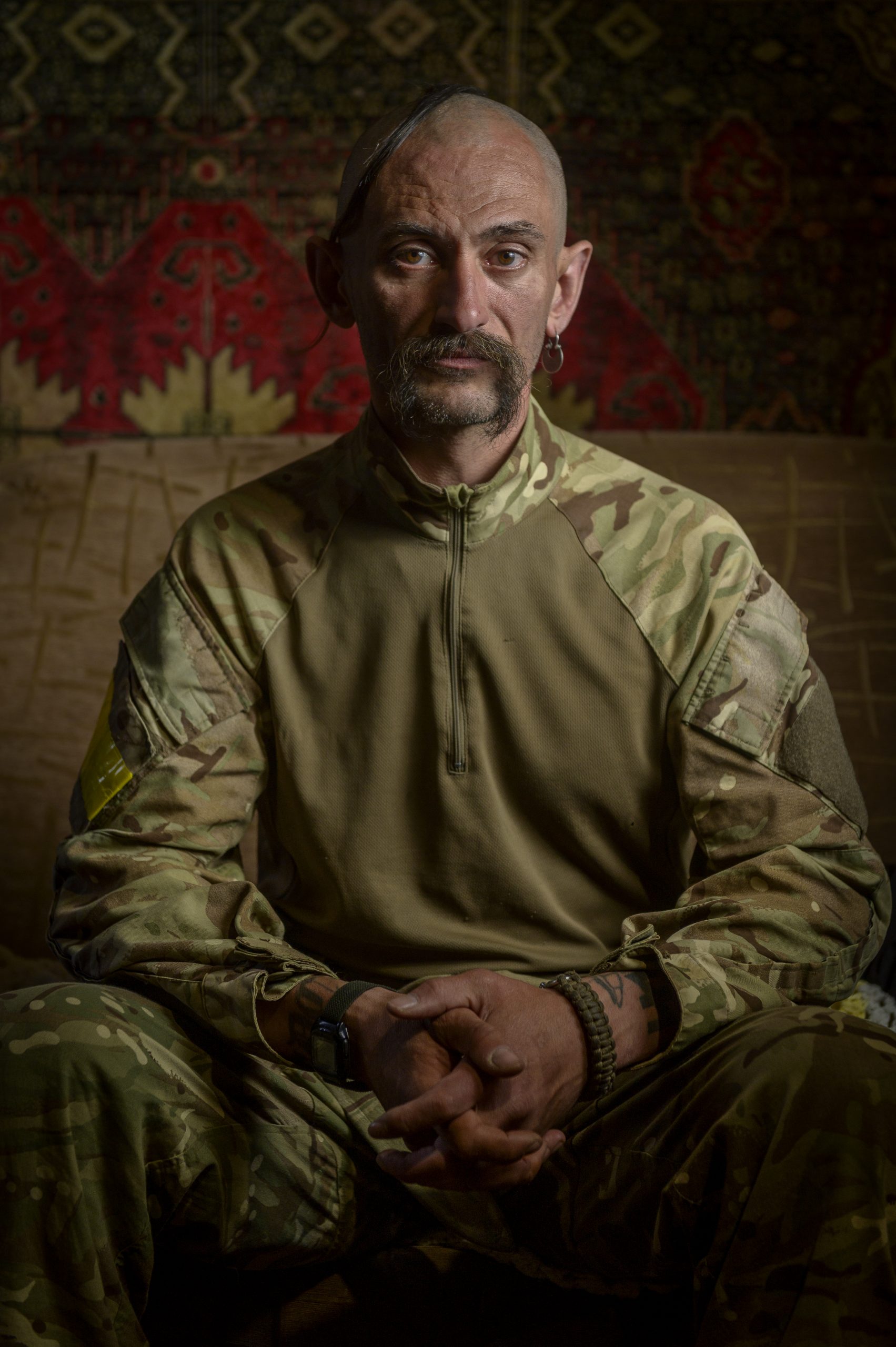 Photo of Ukrainian soldier from the 2nd Battalion / DUK by Christopher Occhicone
