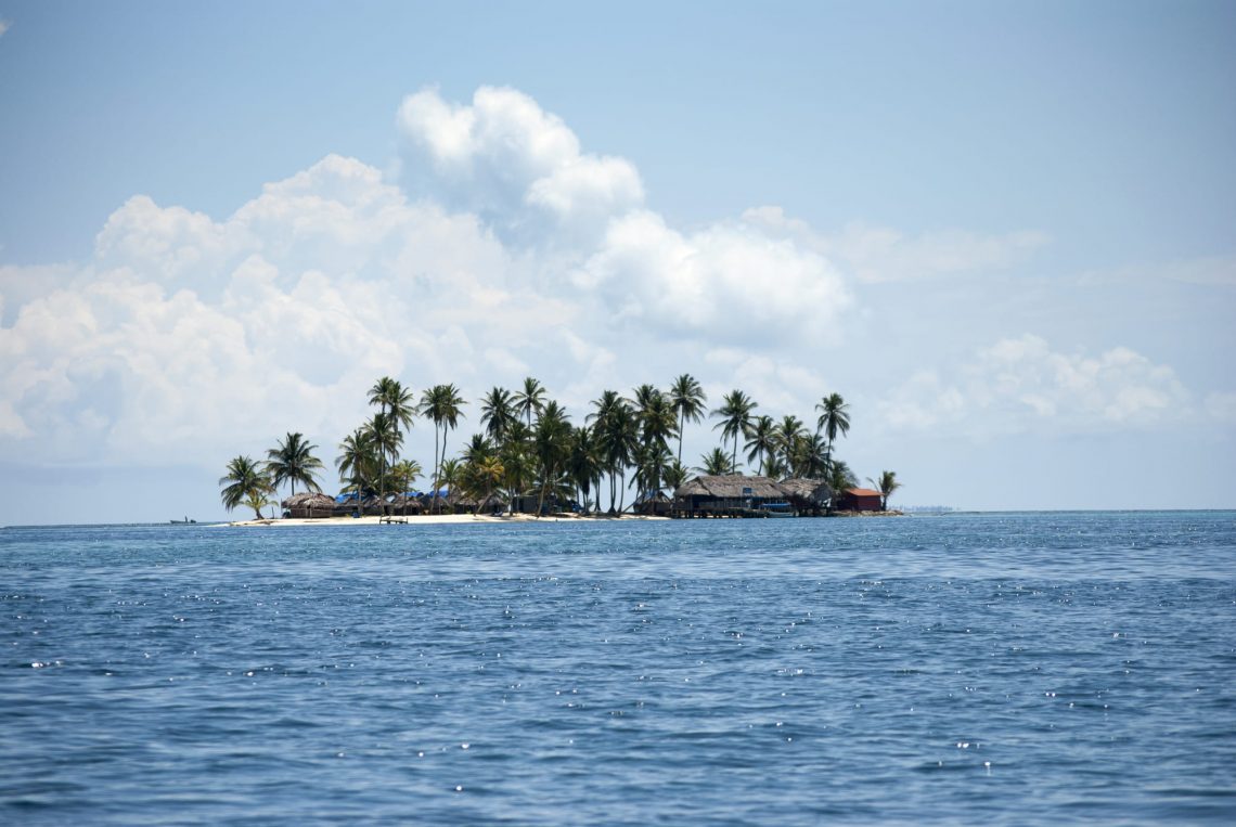 Фотографія острів з пальмами
