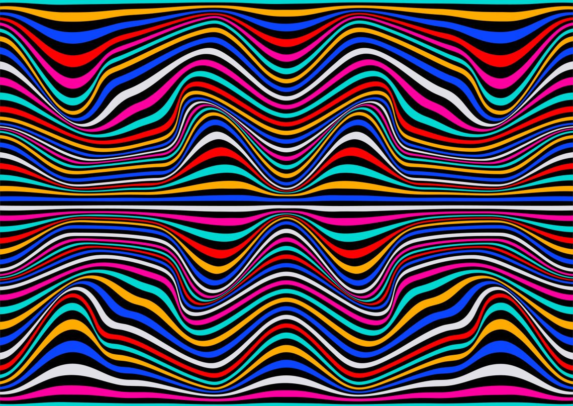Color striped waves 33