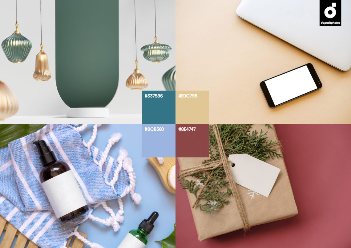 Winter Color Trends 2022 2023: Inspiring Palettes, Curated Collections & Ready To Use Mockups