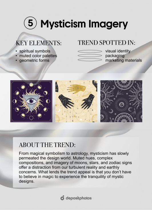 Graphic Design Trends 2023 - mysticism imagery