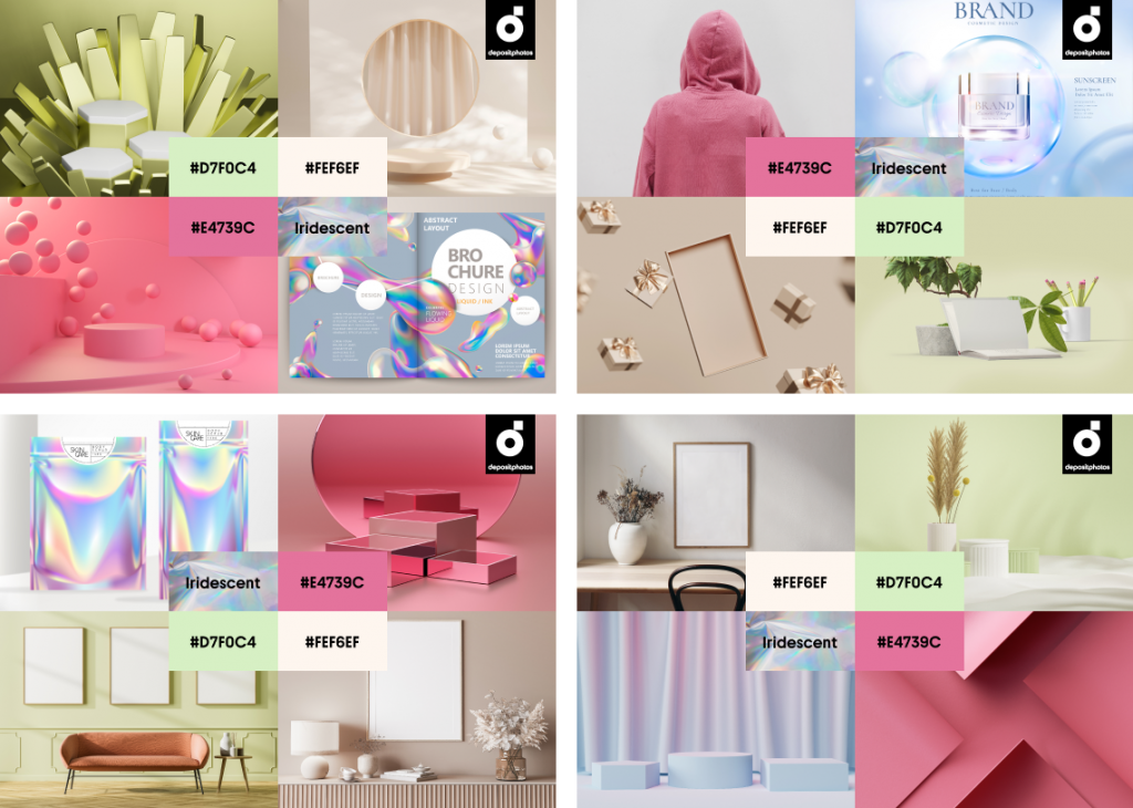Spring Color Trends 2023: Palettes, Design Ideas, Stock Visuals, and Mockups