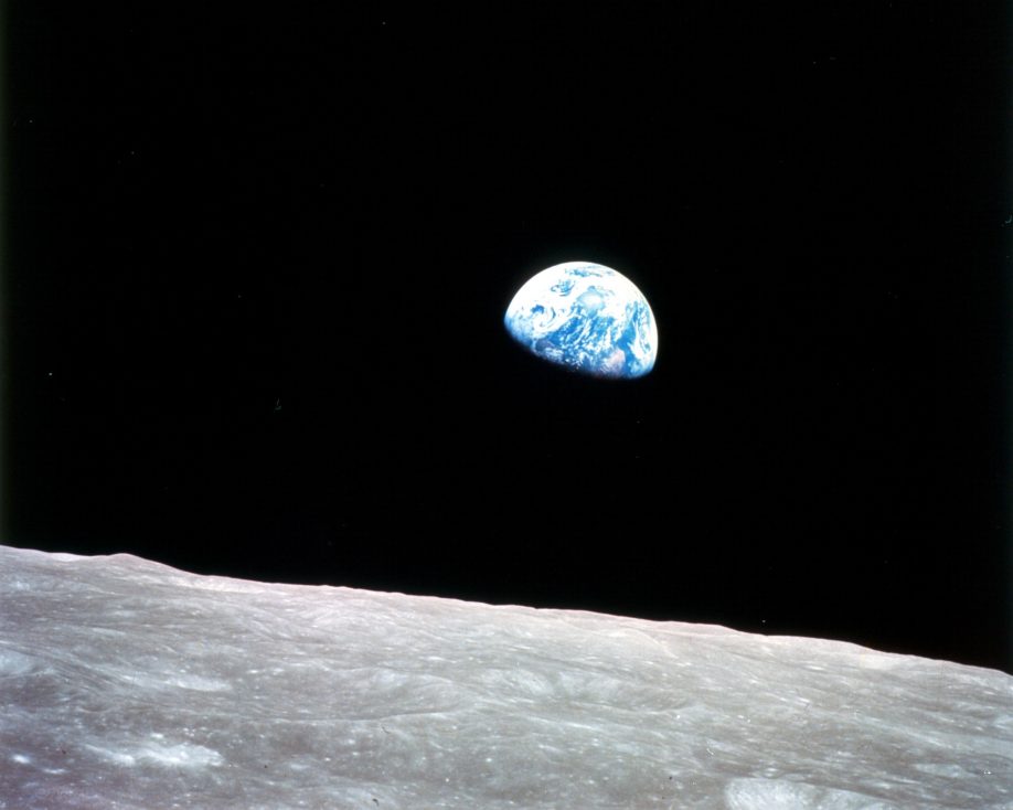 Earthrise taken during the Apollo 8 mission