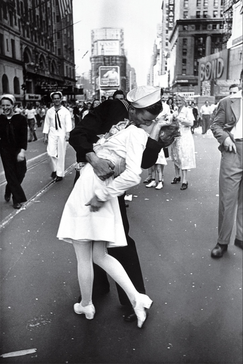 V J Day in Times Square by Alfred Eisenstaedt