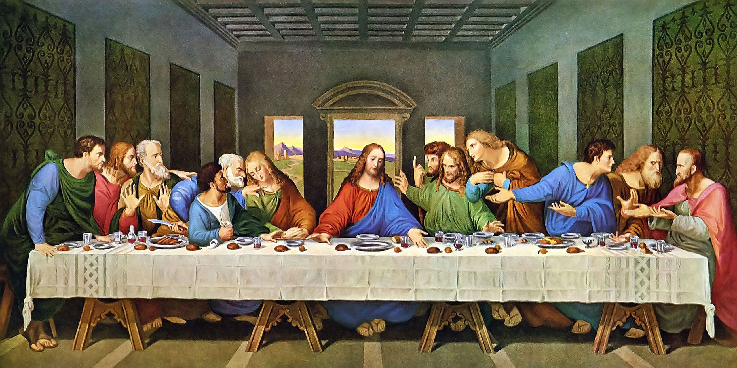 The Last Supper Restored Da Vinci