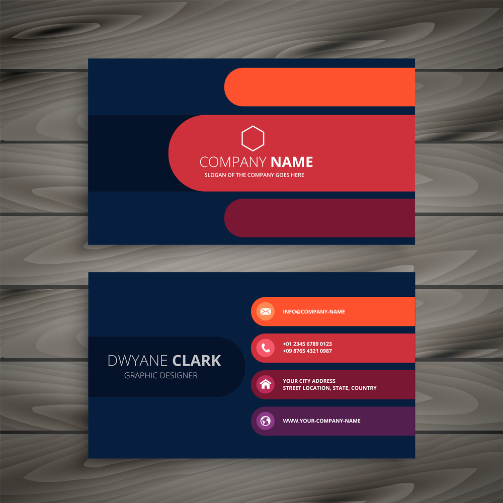 stylish business card design template