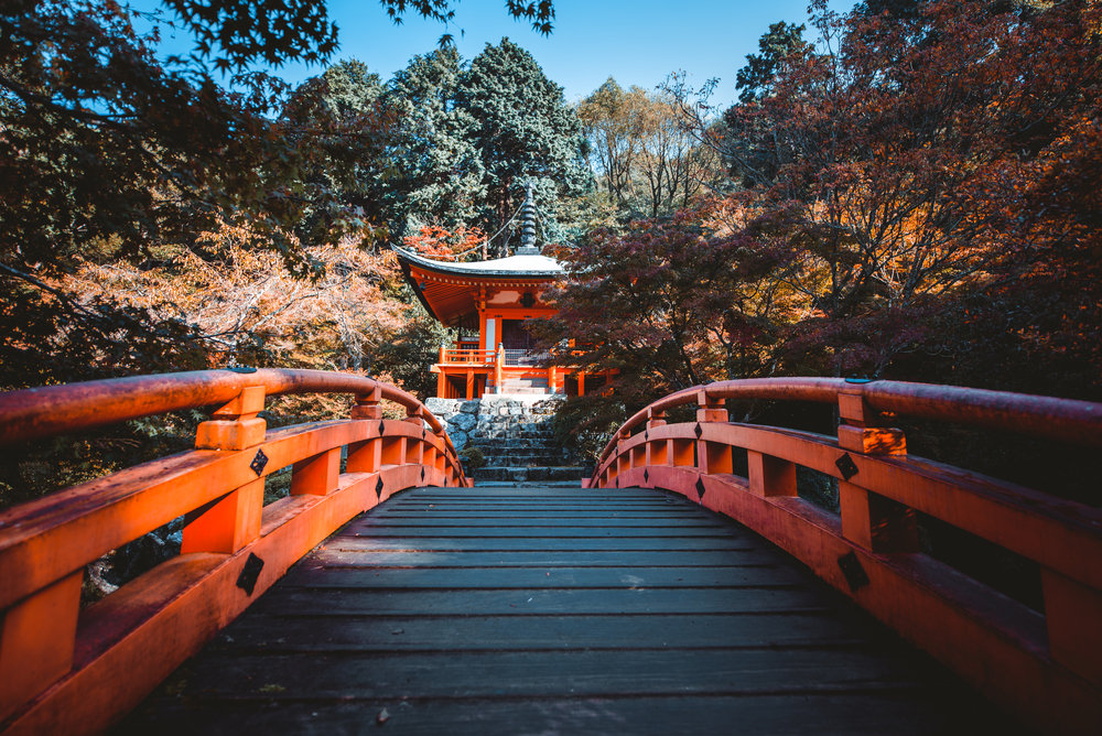 Photo Daigoji temple in Kyoto, japan